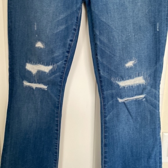 Madewell Cali Demo boot distressed jeans - Picture 3 of 8